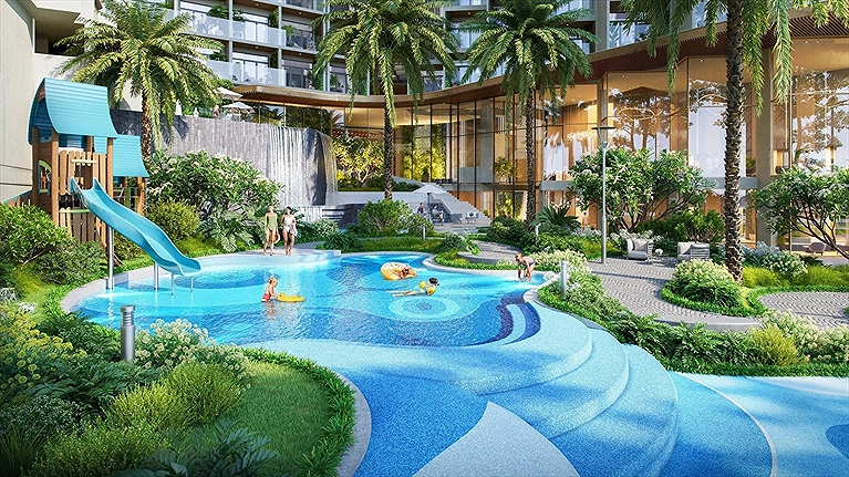 Khu vực Kidclub ngoài trời