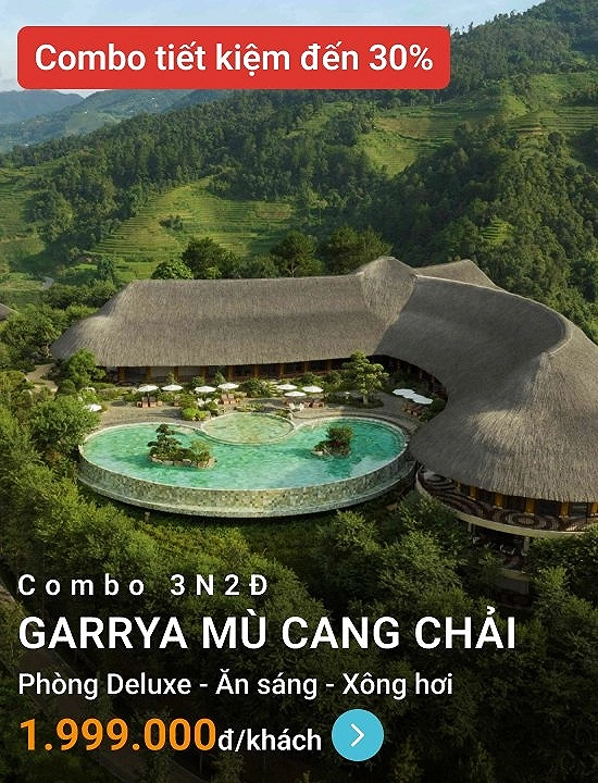 Khu nghỉ dưỡng Garrya Mù Cang Chải Yên Bái