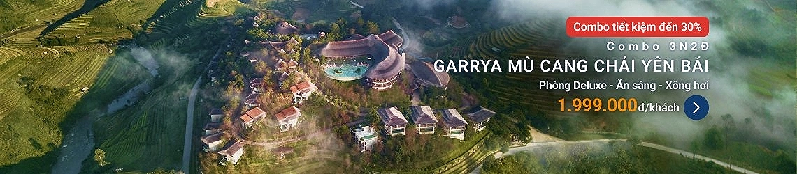 Khu nghỉ dưỡng Garrya Mù Cang Chải Yên Bái