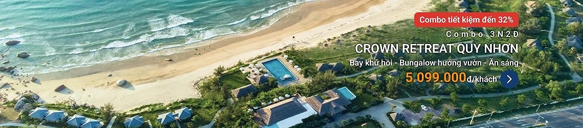 Khu nghỉ dưỡng Crown Retreat Quy Nhơn