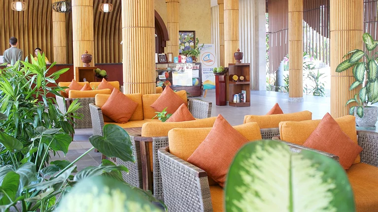Khu vực quầy Lễ tân