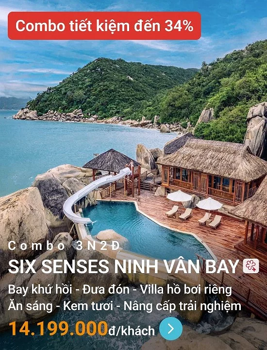 Khu nghỉ dưỡng Six Senses Ninh Vân Bay Nha Trang
