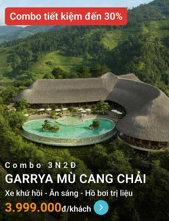 Khu nghỉ dưỡng Garrya Mù Cang Chải Yên Bái
