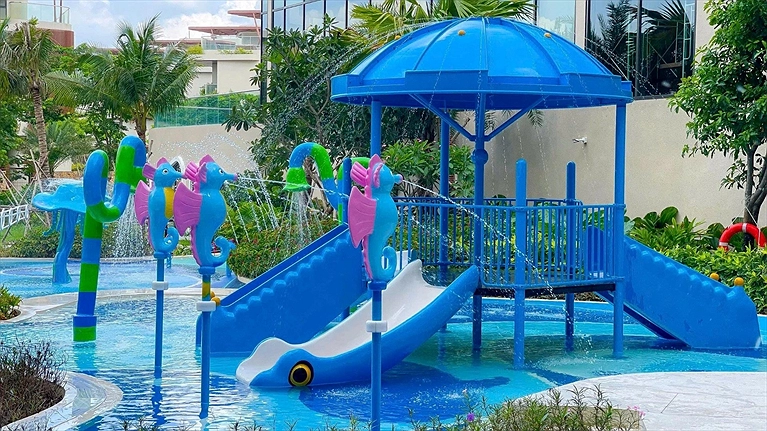 khu vui chơi ngoài trời cho bé