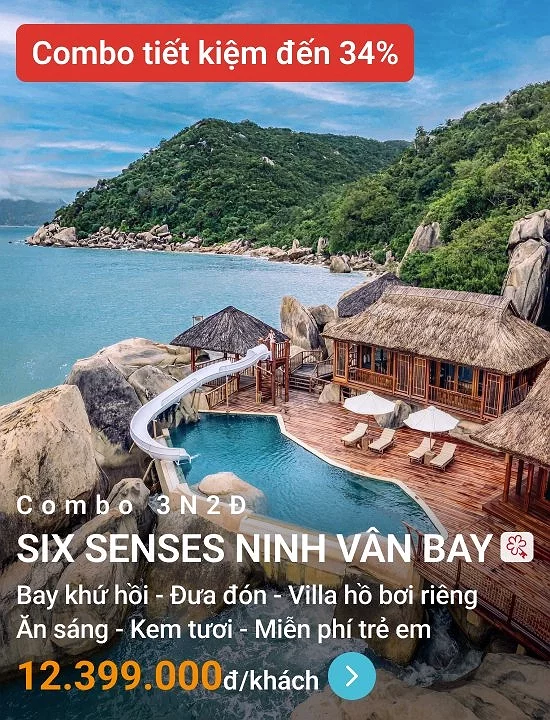 Khu nghỉ dưỡng Six Senses Ninh Vân Bay Nha Trang