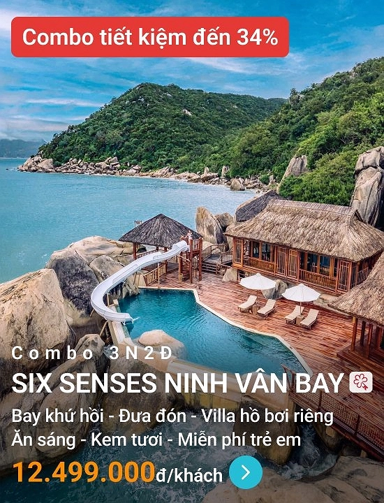 Khu nghỉ dưỡng Six Senses Ninh Vân Bay Nha Trang