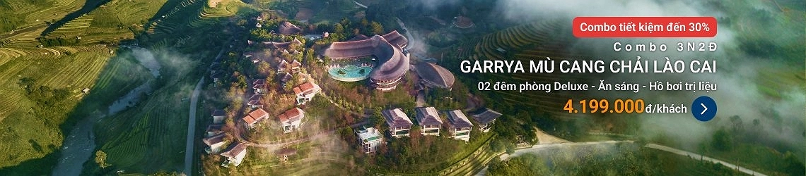 Khu nghỉ dưỡng Garrya Mù Cang Chải Lào Cai