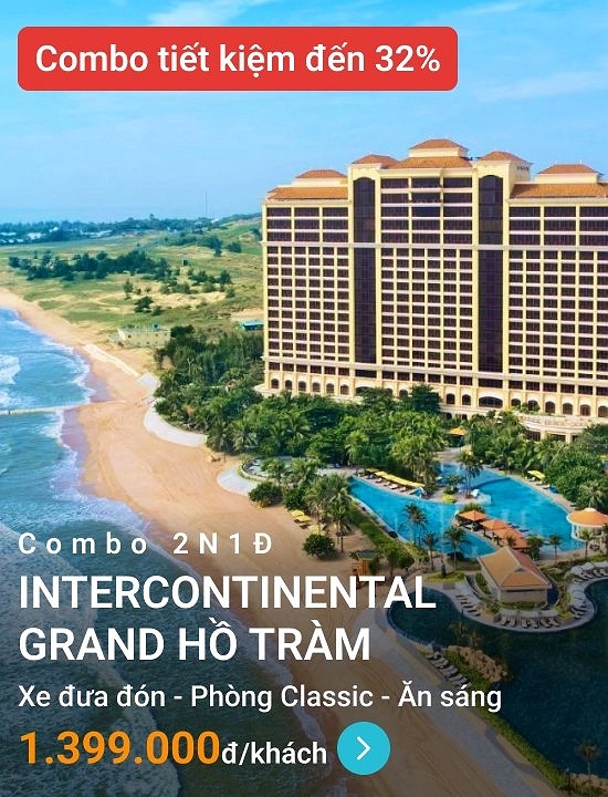 Khách sạn InterContinental Grand Hồ Tràm