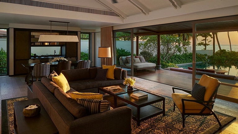 Three-Bedroom Beachfront Pool Villa