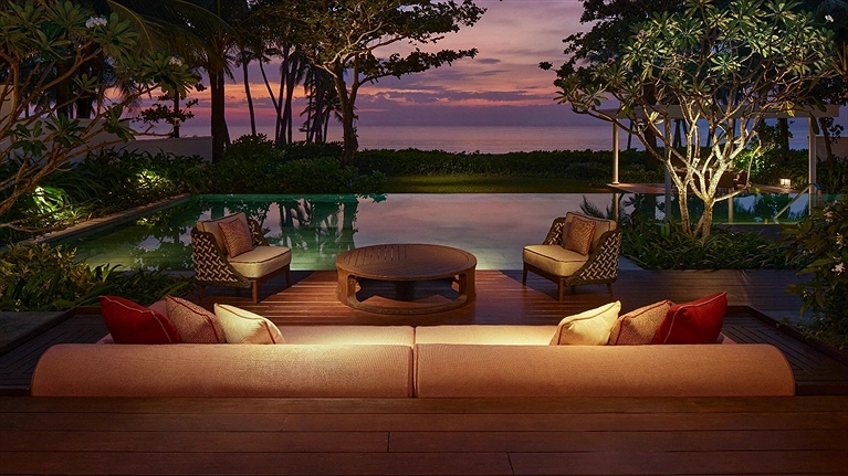 Three-Bedroom Beachfront Pool Villa