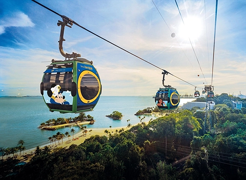 Vé Cáp Treo Singapore Sky Pass Sentosa