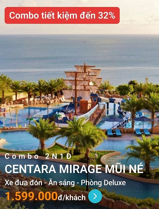Khu nghỉ dưỡng Centara Mirage Mũi Né