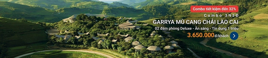 Khu nghỉ dưỡng Garrya Mù Cang Chải Lào Cai